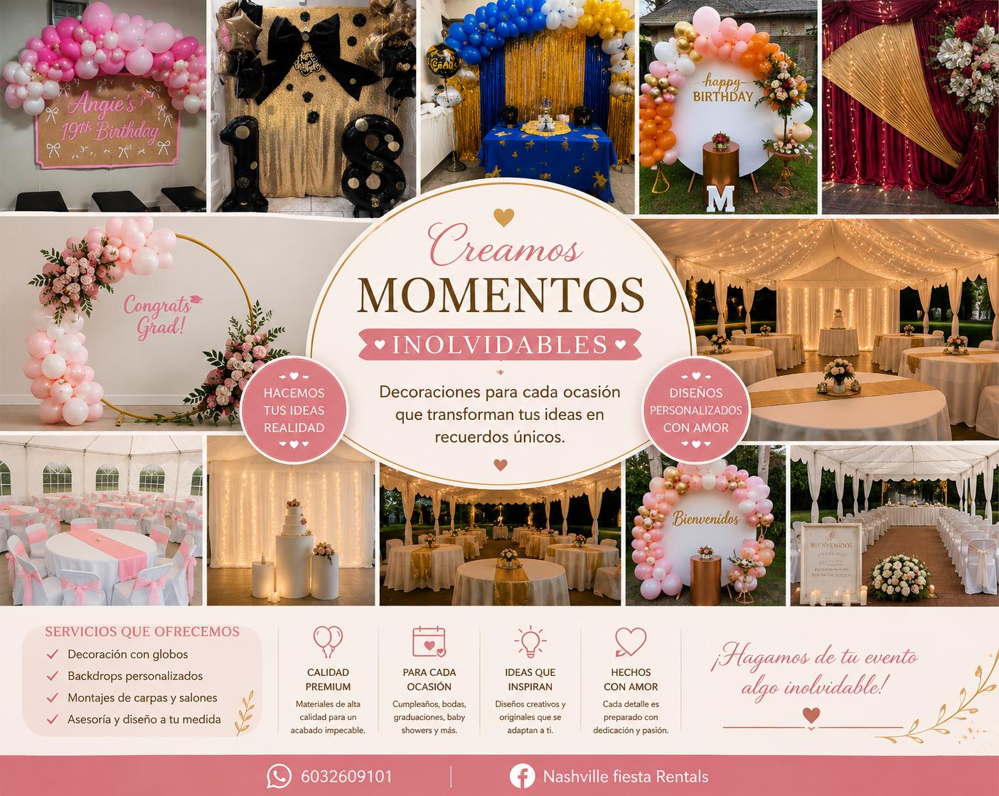 Complete event rental setup
